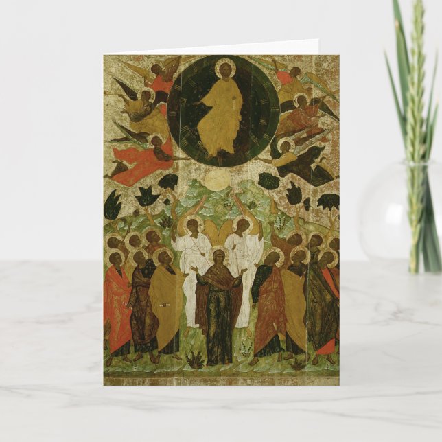 Uppstigningen av vår Lord Kort (Framsida)