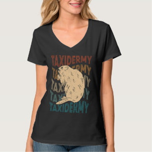 Uppstoppning Oss Uppstoppare Retro Bäver T Shirt