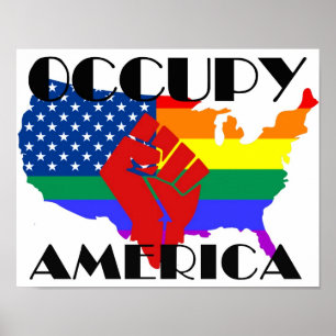 Uppta Amerika LGBTQ Poster