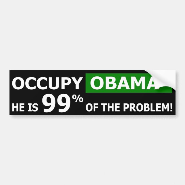 Uppta den Obama gatabildekalet Bildekal (Framsidan)