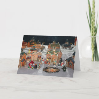 Uppta julbyn helgkort