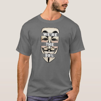 UPPTA WALLSTREET: Anonymt är VI 99%na! Tee Shirt