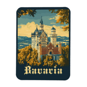 Upptäck Bayern: Neuschwanstein Castle Magnet
