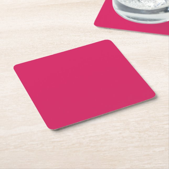 Upptäck den eleganta rosa bakgrunden underlägg papper kvadrat (Vinklad)