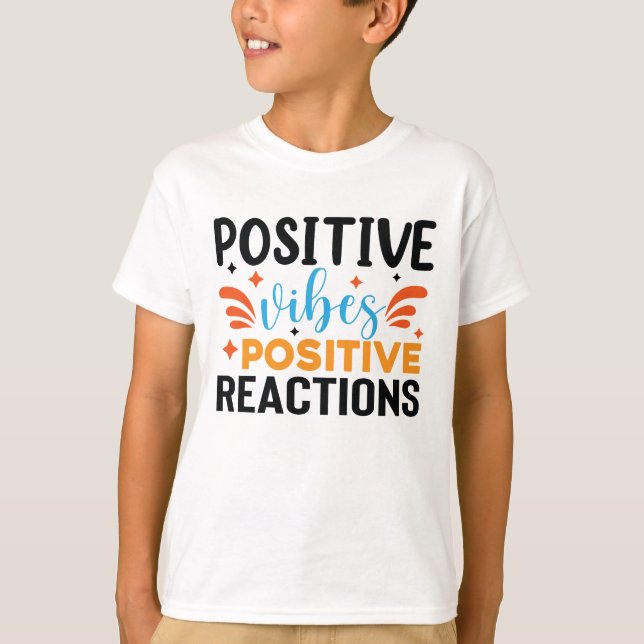 Upptäck den positiva grafikonen t shirt (Framsida)