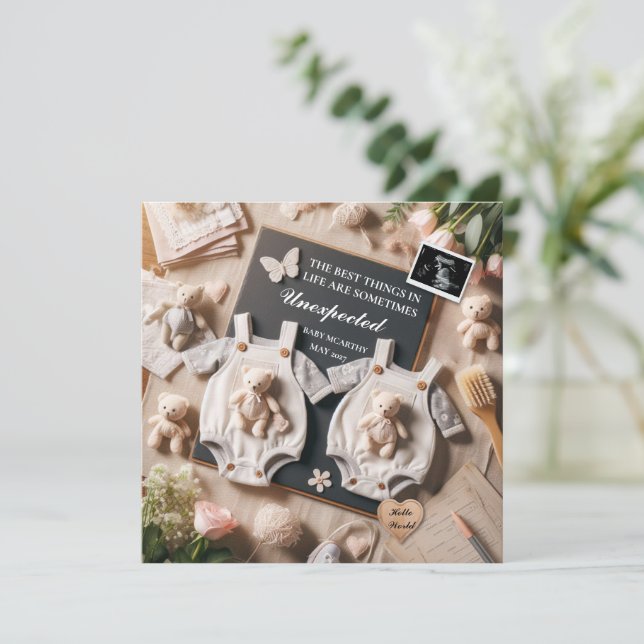 Upptäck det digitala baby-meddelandet med dubbla g meddelande (Stående Fram)