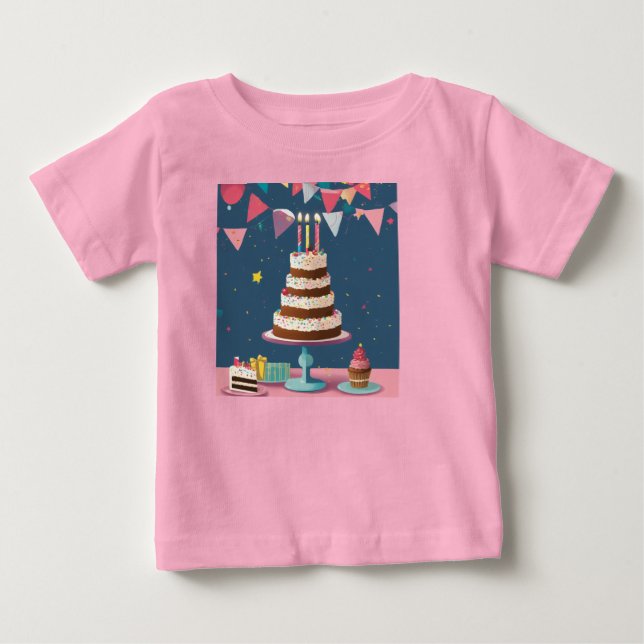 "Upptäck din födelsedag: Unik design T Shirt (Framsida)