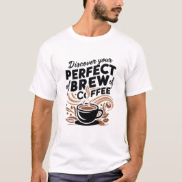 Upptäck din Perfekt för kaffe T Shirt