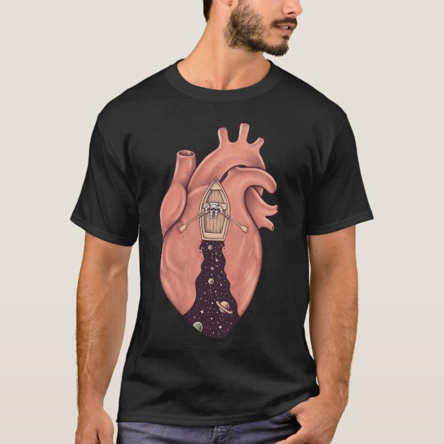 Upptäck ditt inre Universum T Shirt (Framsida)