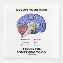 Upptäck ditt sinne, det Ge du något att göra Pappersservett