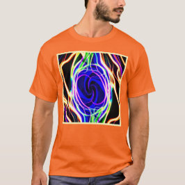 Upptäck ditt space med Neon Mönster T Shirt