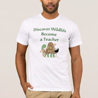Upptäck djurlivlärareT-tröja T-shirt