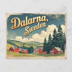 Upptäck Dlarnas Sverige Vykort
