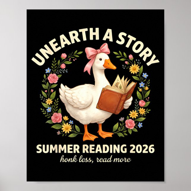Upptäck en berättelse sommarläsning 2026 män kvinn poster (Framsidan)