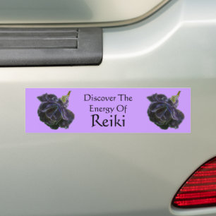 Upptäck energin hos Reiki Rose Bildekal