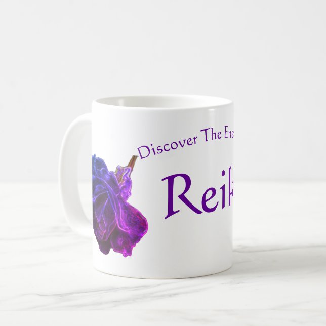 Upptäck energin i Reiki Ro Kaffemugg (Framsida vänster)