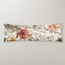 Upptäck förbluffande Vår Blommigt Botaniska Mönste Kroppskudde