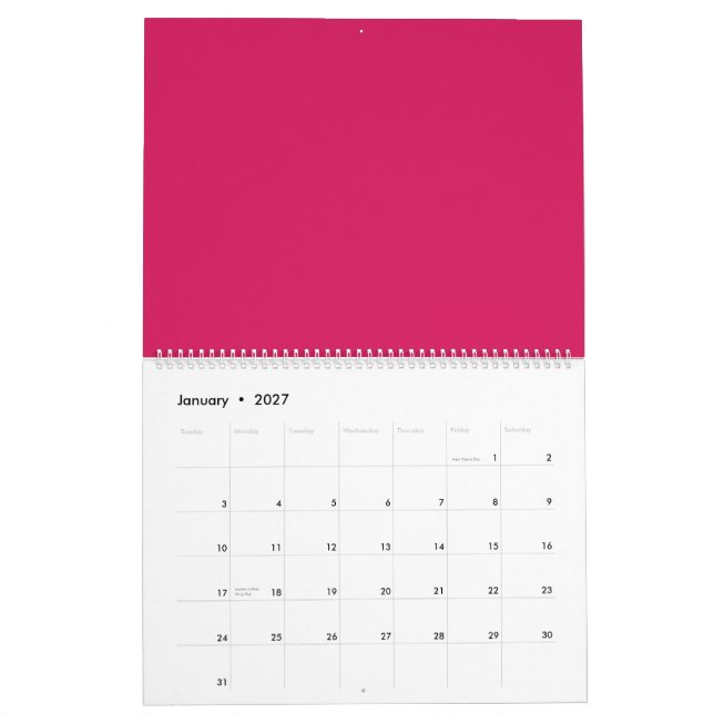Upptäck fördelarna med Rosans bakgrund Kalender (Jan 2027)