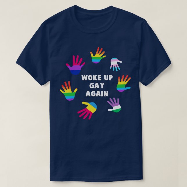 Upptäck igen HBT Gay pride Tee LGBTQ Support (Design framsida)
