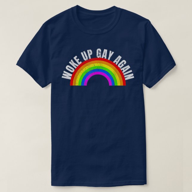 Upptäck igen HBT-Pridet Månad för HGBTQ-regnbåge F T Shirt (Design framsida)