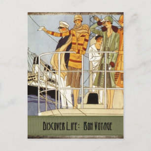 Upptäck livet: Bon Voyage Vykort