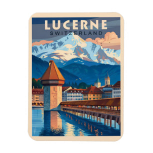 Upptäck Lusernes charm Magnet