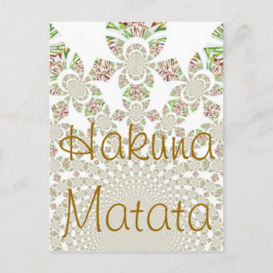 Upptäck magin hos anpassad Hakuna Matata Vykort