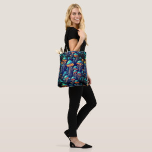 Upptäck med Retro MuShroom Tote Tygkasse