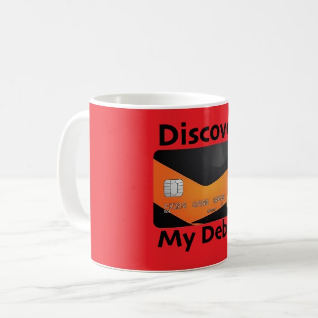 Upptäck mina skulder: Humor Design Kaffemugg (Framsida vänster)
