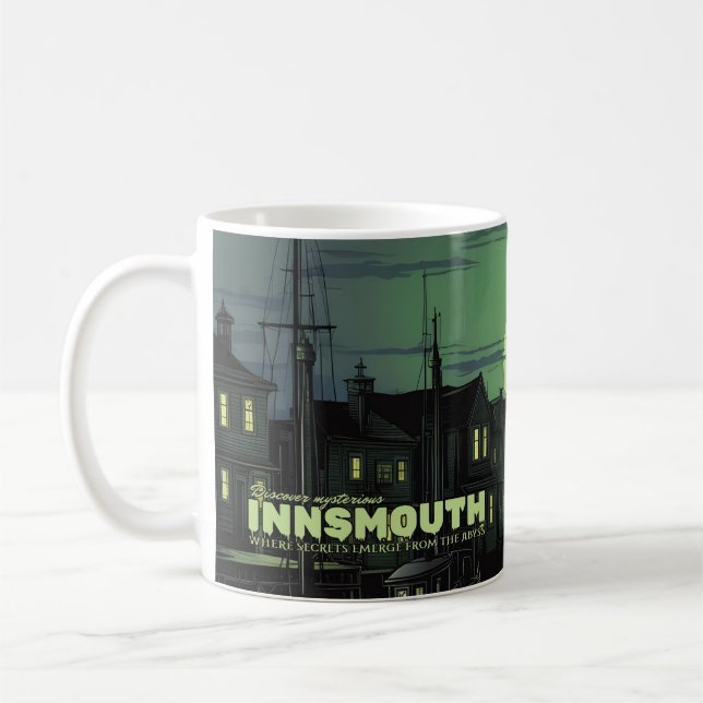 Upptäck mystisk Innsmouth Kaffemugg (Vänster)