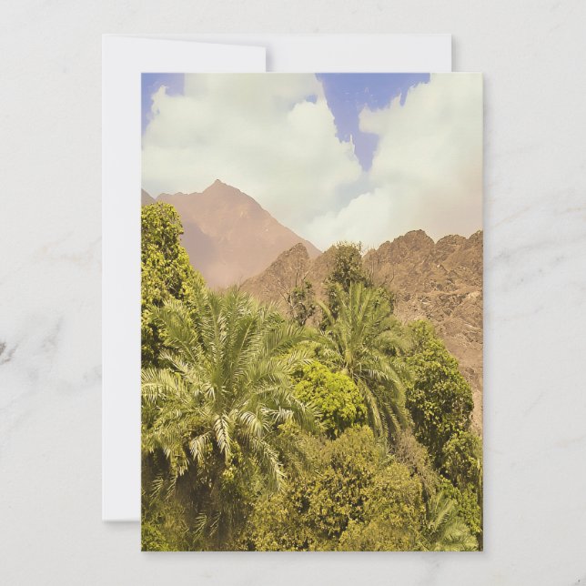 Upptäck Oasis Julkort (Framsida)