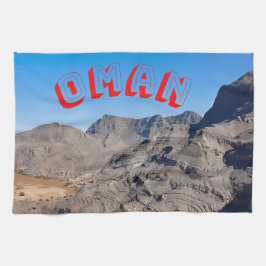 Upptäck Omans Majestic Landscapes Kökshandduk