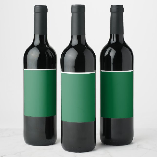 Upptäck Perfekten Blend of Grönt, Azure, Aqua. Vinflaska Etikett (Flaskor)