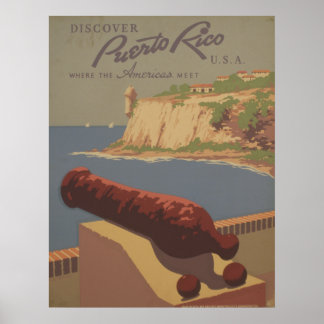 Upptäck Puerto Rico Poster
