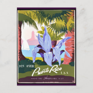 Upptäck Puerto Rico Vykort