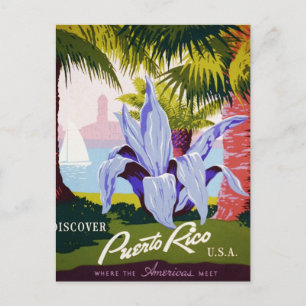 Upptäck Puerto Rico Vykort