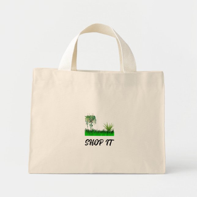 Upptäck Ultimate Tote Bag: Snyggt Functional Mini Tygkasse (Framsidan)