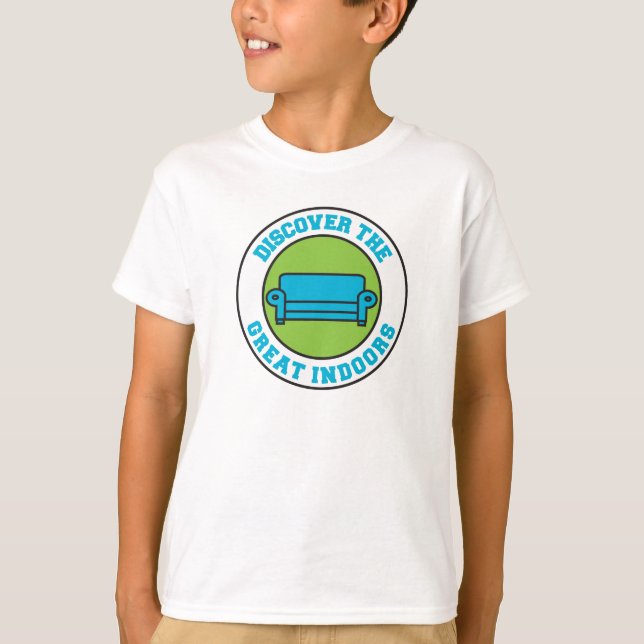 Upptäck Underbaren inomhus T Shirt (Framsida)