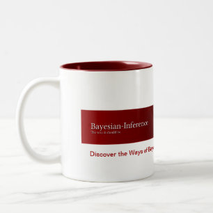 Upptäck vägen av Bayes, kaffemuggen Två-Tonad Mugg