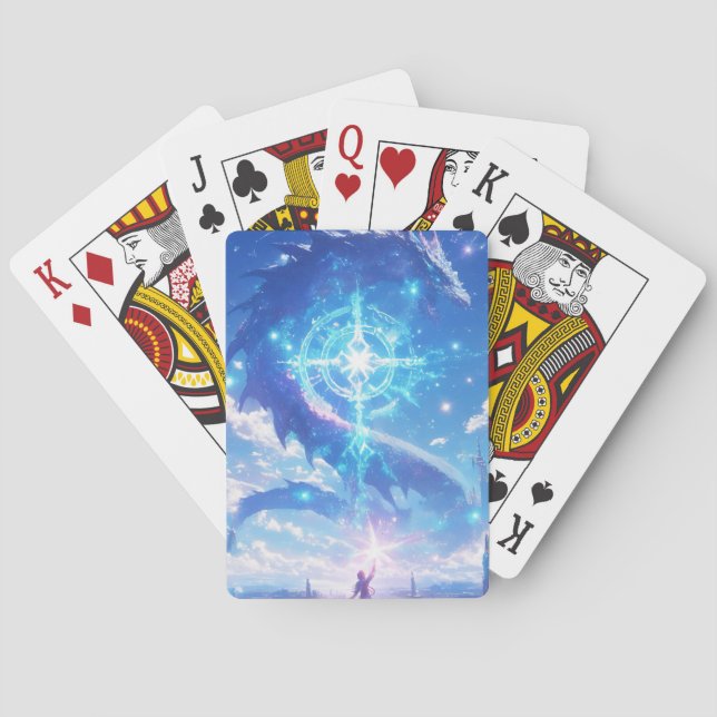 Upptäck vid uppskattningen: Dragon och Mystic Casinokort (Baksidan)