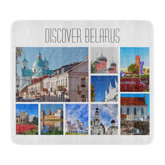 Upptäck Vitryssland Collage Architecture Minsk Gro (Framsidan)