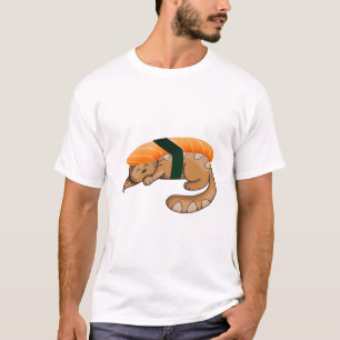 Upptäck Whimsical Sushi Cats: Embrace Roligt Quirk T Shirt