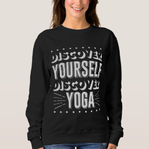 Upptäck Yoga Quote Yoga Yoga Qu själv T Shirt