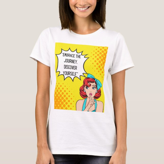 UPPTÄCKA DIG SJÄLV T SHIRT (Framsida)