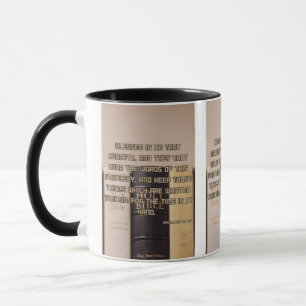 Upptäckt 1:3 KJV bibelskript Pic Two-Tone Mugg