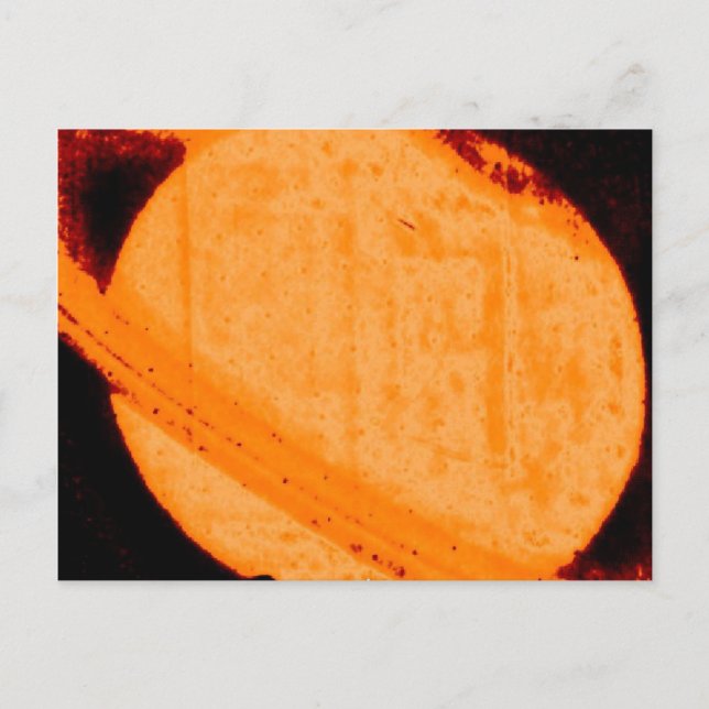 Upptäckt av en Mörk Auroral Oval på mättnad Vykort (Framsida)