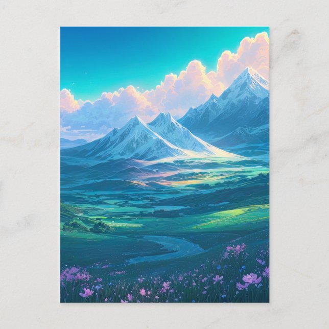 Upptäckt av Valleens charm Vykort (Framsida)