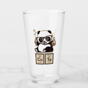 Upptäckt gulligt för kemi panda glaskopp