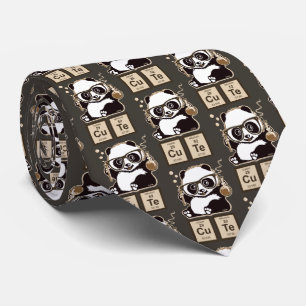 Upptäckt gulligt för kemi panda slips