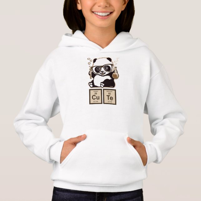 Upptäckt gulligt för kemi panda tee (Framsida)